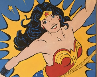 Lasso of Truth...Wonder Woman, Comic Book art