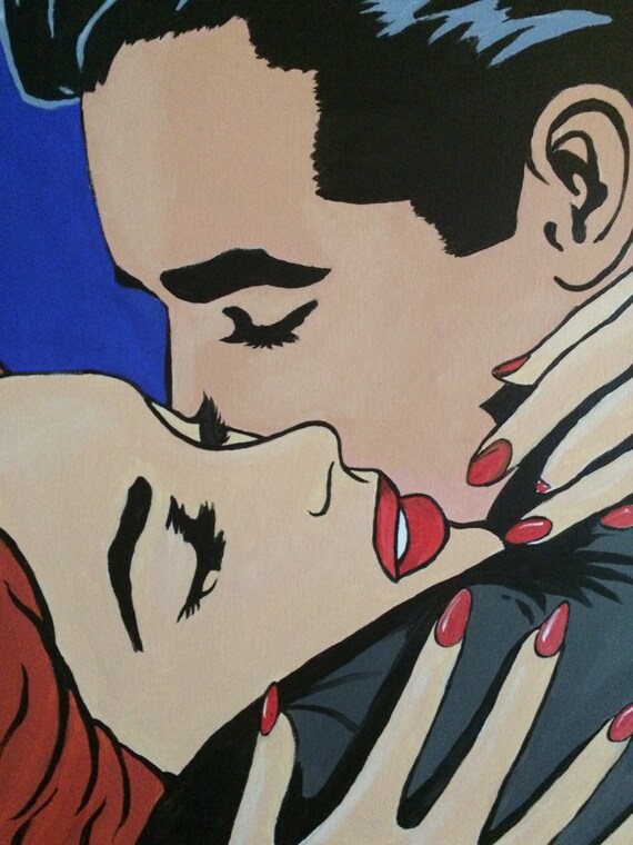 Love....comic Book Art Love Art Lust Art - Etsy
