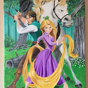 Frying Pans...Who Knew?....Disney, Tangled, Rapunzel, Flynn Rider