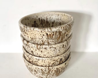 handmade ceramic bowl - speckled