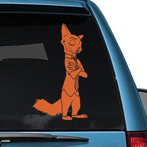 Nick Wilde Zootopia - Decal - Car - Mac