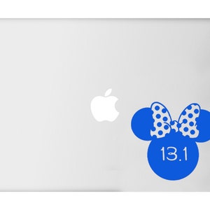 RunDisney Minnie Mouse 13.1 Marathon - Decal - Car - Mac - Mug