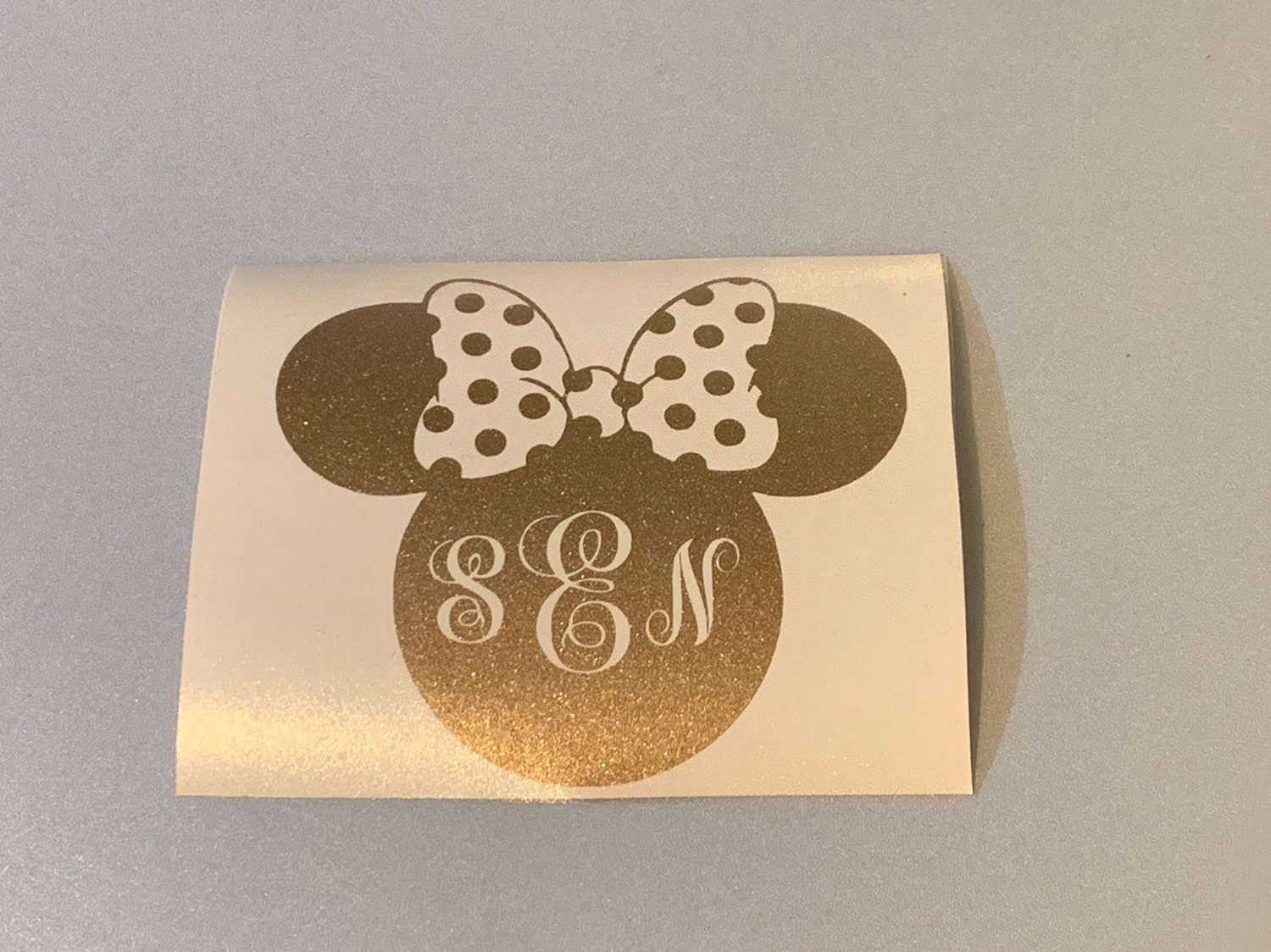 Monogram Minnie Mouse - Decal - Car - Mac - Mug - Etsy