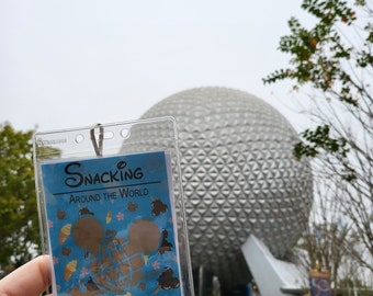 Epcot snacking around the world lanyard