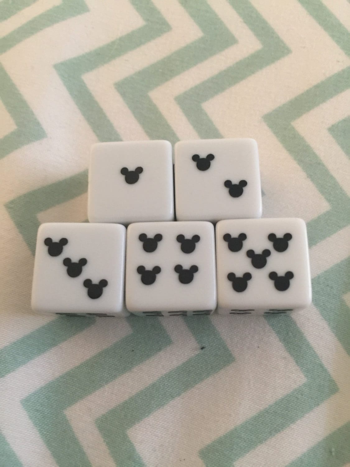 Mickey Mouse Dice Lot of 5 Great for Gifts and Fish Extender - Etsy