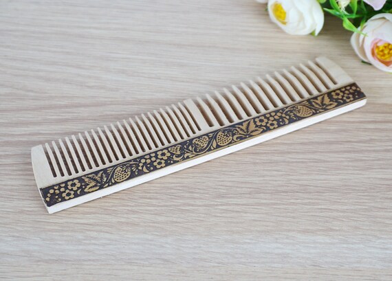 Wooden Combs Wood Hair Comb Natural Comb Anti Static Comb Etsy