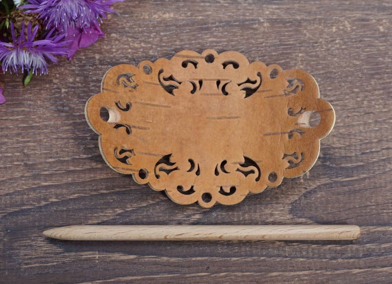 Wooden barrettes french barrette wood hair barrettes custom Etsy