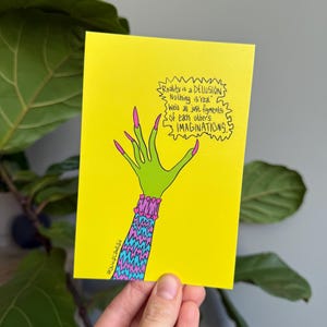 Witchy Hand Postkarte