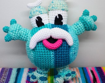 Huggles the Snowy Troll Crochet Pattern