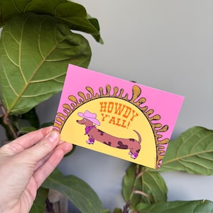 Howdy Y’all Postkarte