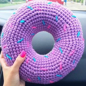 Crochet Donut Pillow Pattern 3 sizes image 3