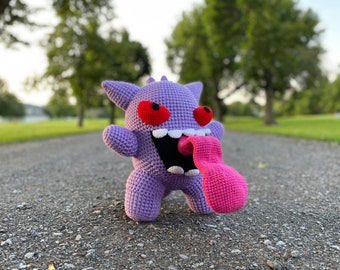 Gengar Plushie Crochet Pattern