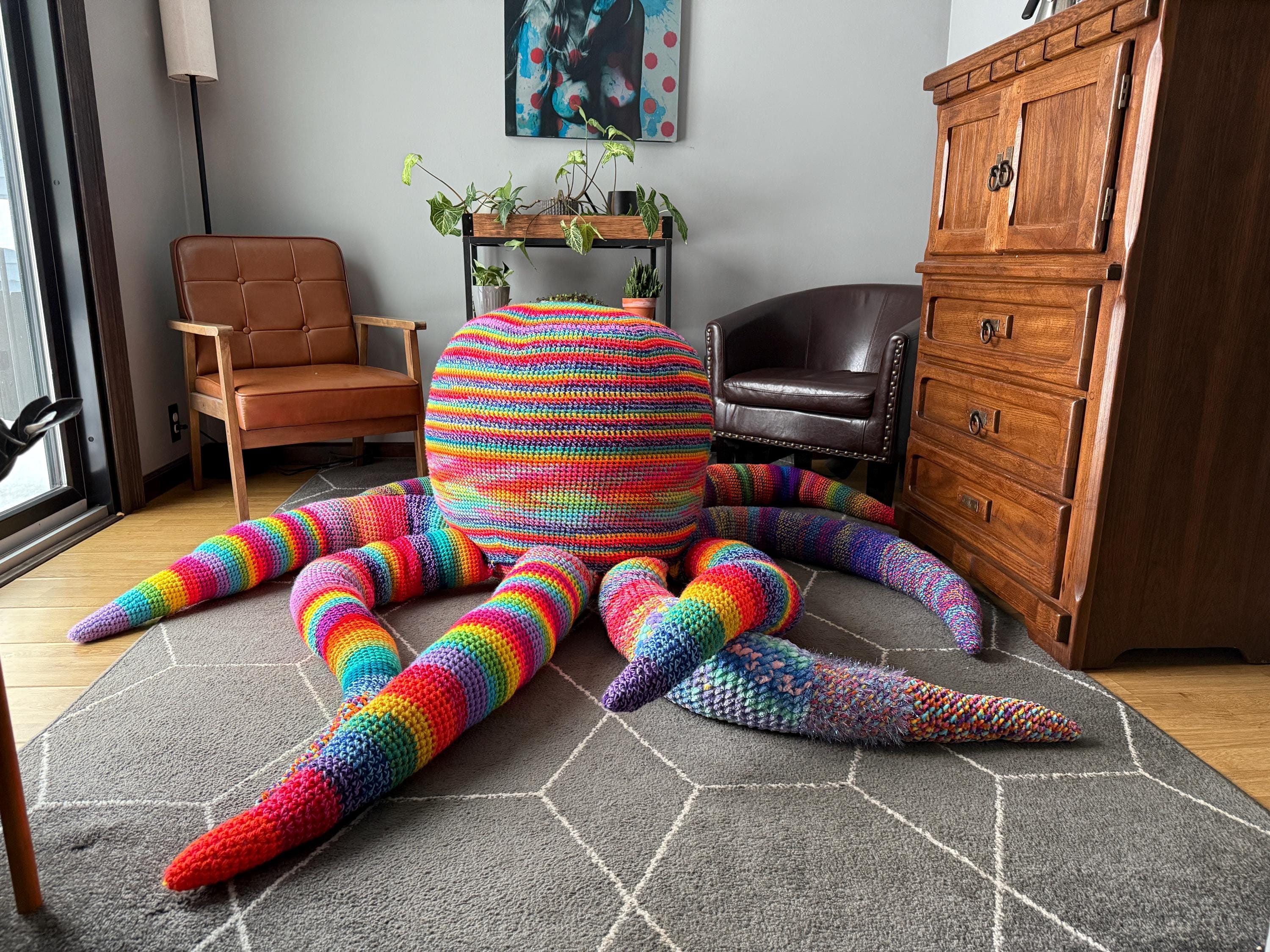 30 Giant Octopus Crochet Patterns for Plush Ocean Decor and Amigurumi Play 29 Giant Octopus Crochet Pattern