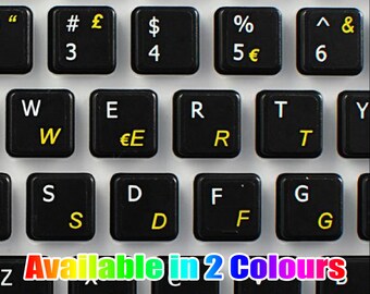 LAPTOP AND NOTEBOOK DVORAK RIGHT-HANDED NON-TRANSPARENT KEYBOARD STICKER ON BLACK BACKGROUND FOR DESKTOP