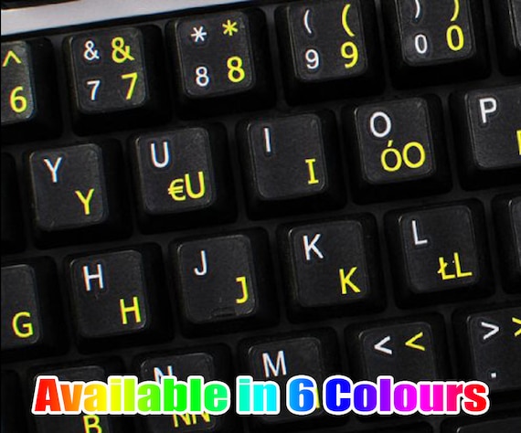 LAPTOP AND NOTEBOOK DVORAK RIGHT-HANDED NON-TRANSPARENT KEYBOARD STICKER ON BLACK BACKGROUND FOR DESKTOP