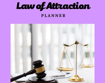 Law Of Attraction Planner A4 A5 Us letter