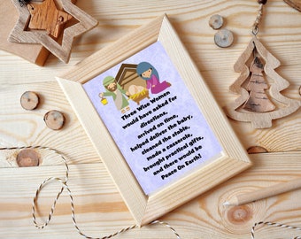 3 Wise Women Christmas Decoration Printable