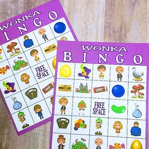 キャンディパーティーの印刷可能なビンゴゲーム、