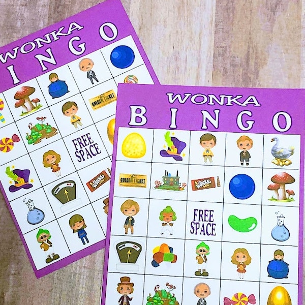 Candy Party Printable Bingo Game,