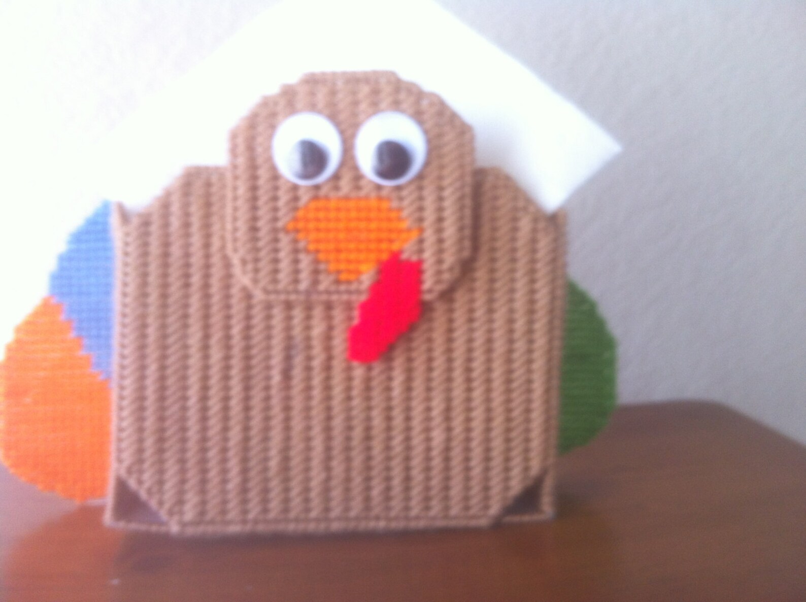 Thanksgiving Turkey Napkin Holder Plastic Canvas Pattern Etsy