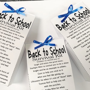 Back to School Party Favor, First Day of Class Student Gift, Teacher Appreciation Gifts, Classroom Gift Bag Favors, Candy Class Treat