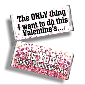 Freche Valentinstag-Schokoriegelverpackung, Sexy Valentines-Süßigkeitsetikett, druckbare Liebhaberkarte, Karte für Freund, Freundin, sofort