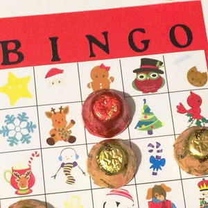 Whimsical Christmas Bingo Game Download and Printable