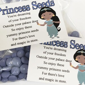 Princess Seeds Princess Party Bag Topper Printable