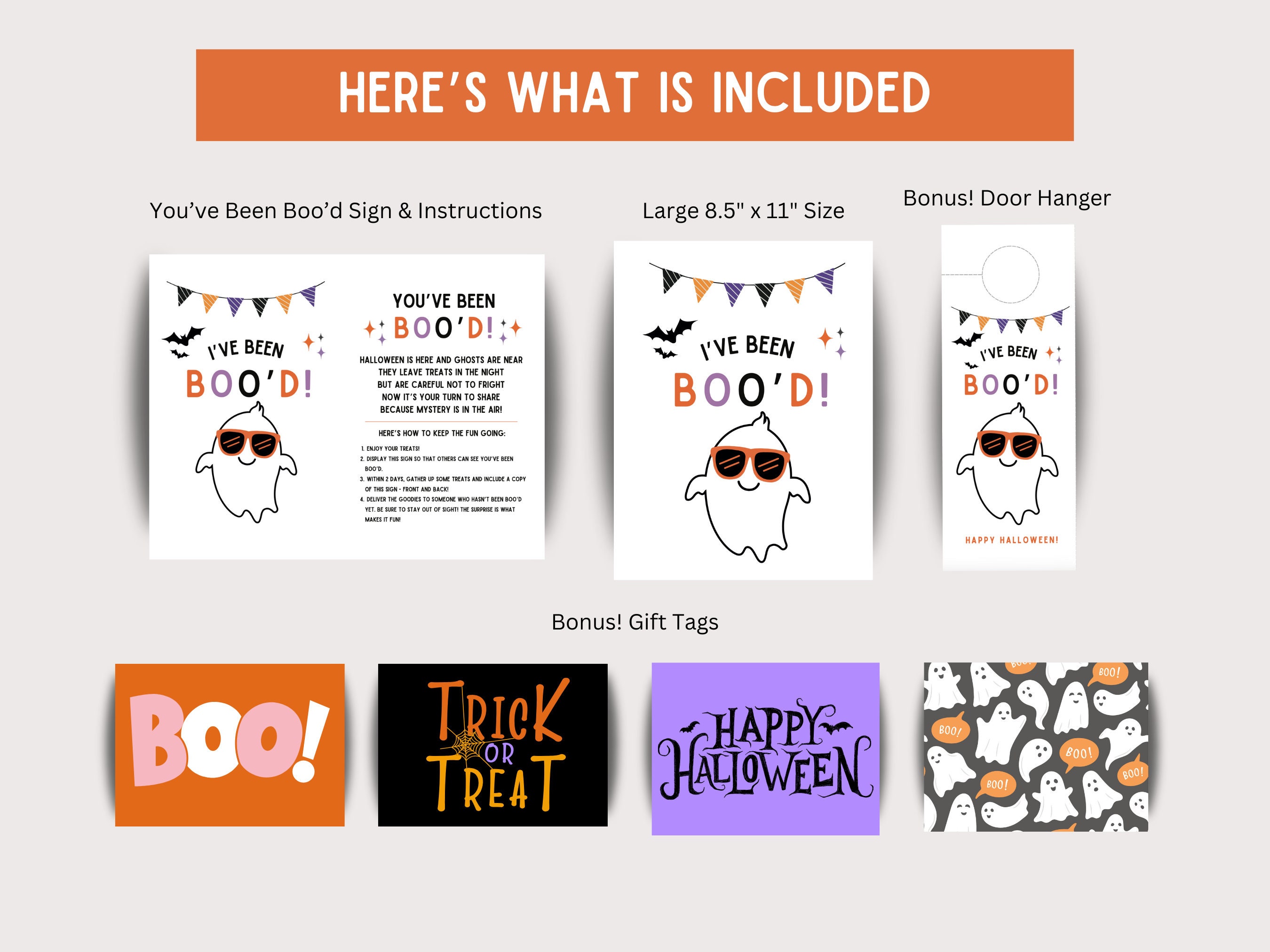 You've Been Booed | I've Been Boo'd Printable | Boo Coworker Game ...