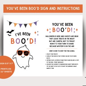 You've Been Booed | I've Been Boo'd Printable | Boo Coworker Game ...