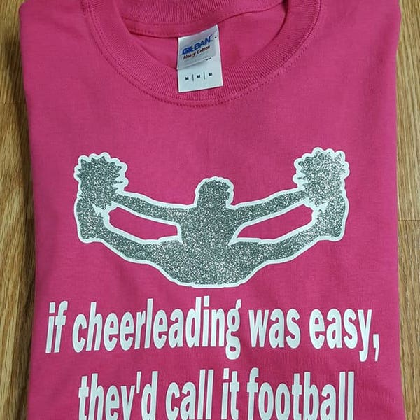 If Cheerleading Was Easy They Would Call It Football Svg - Etsy