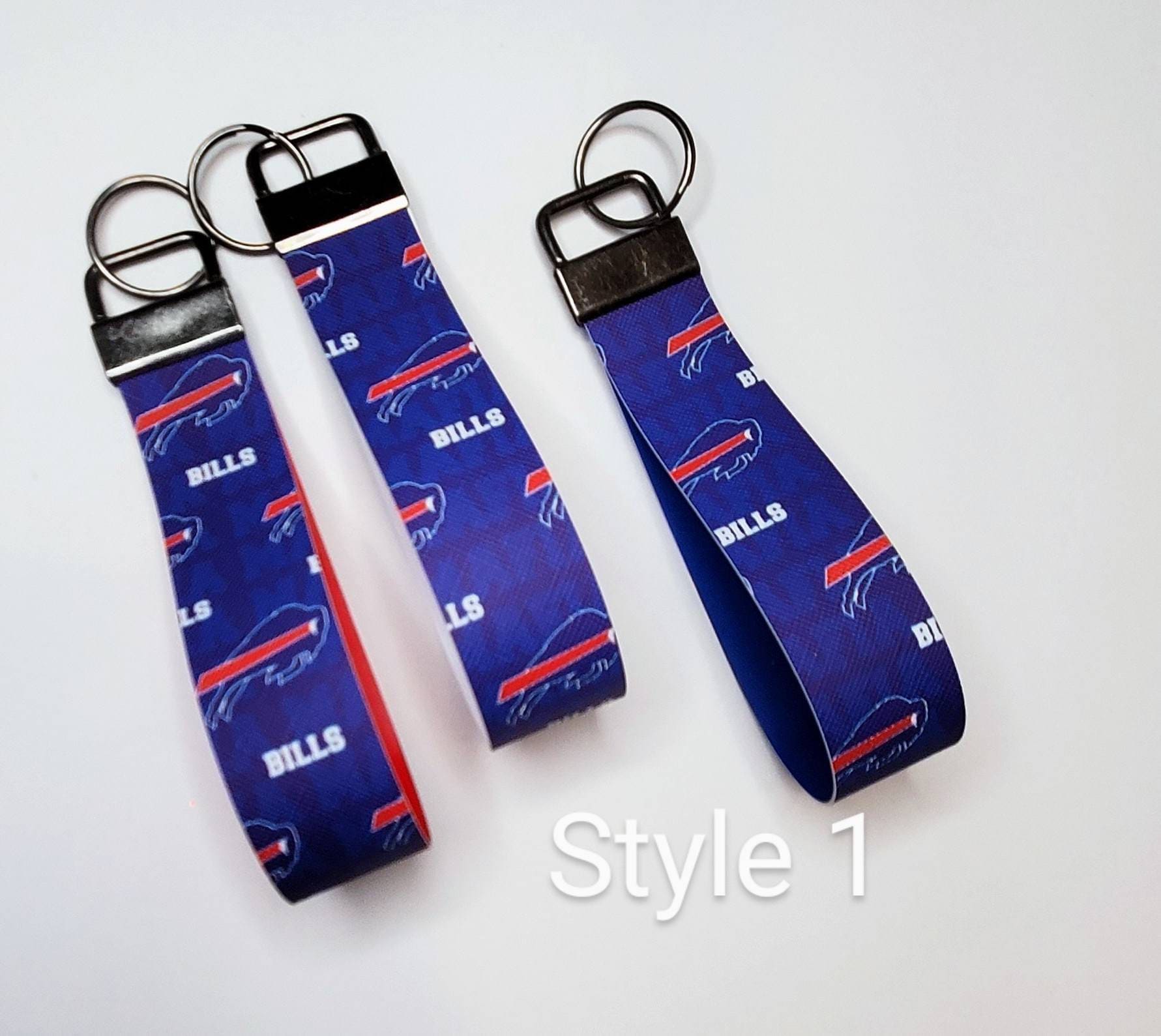 Buffalo Bills cross stitch keychains