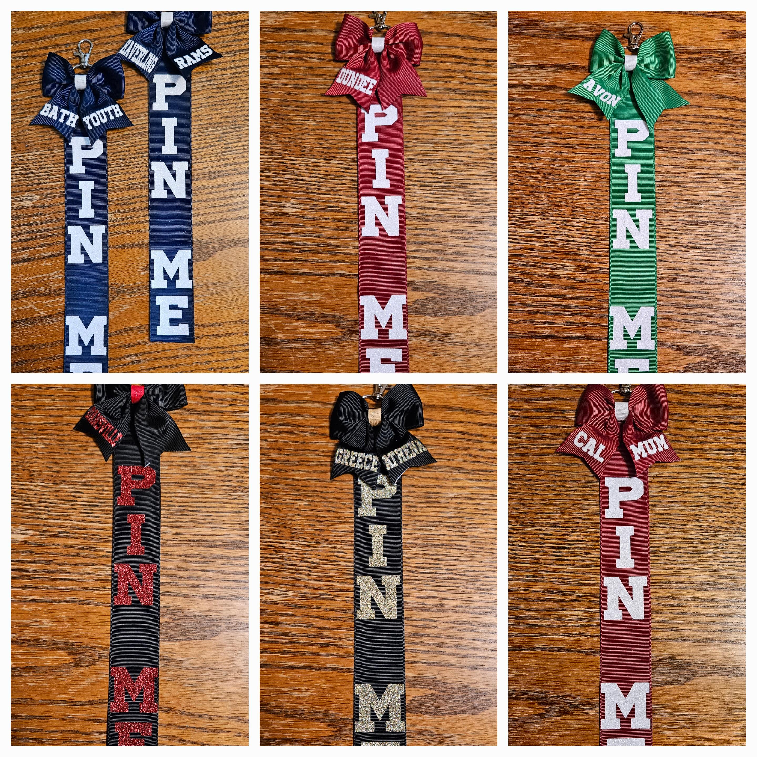Pin Me Cheerleading Ribbon Holder - Etsy