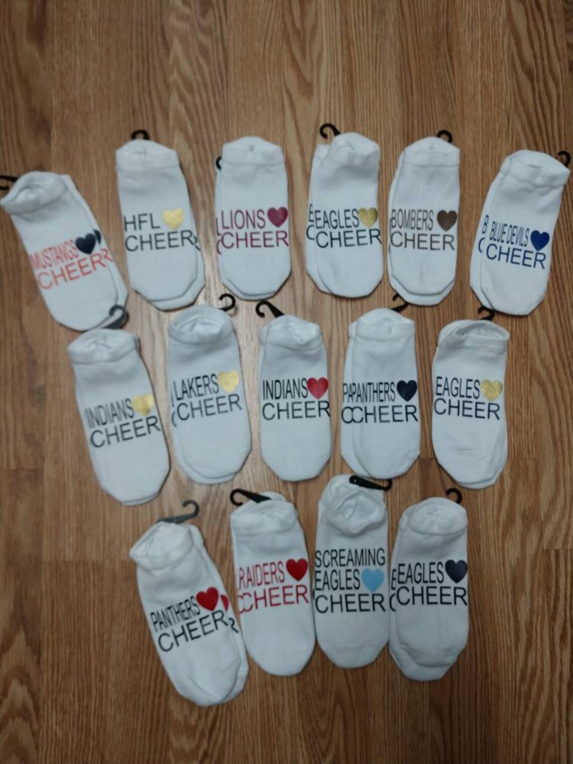 Cheer socks cheerleading socks cheer gifts cheer leader Etsy