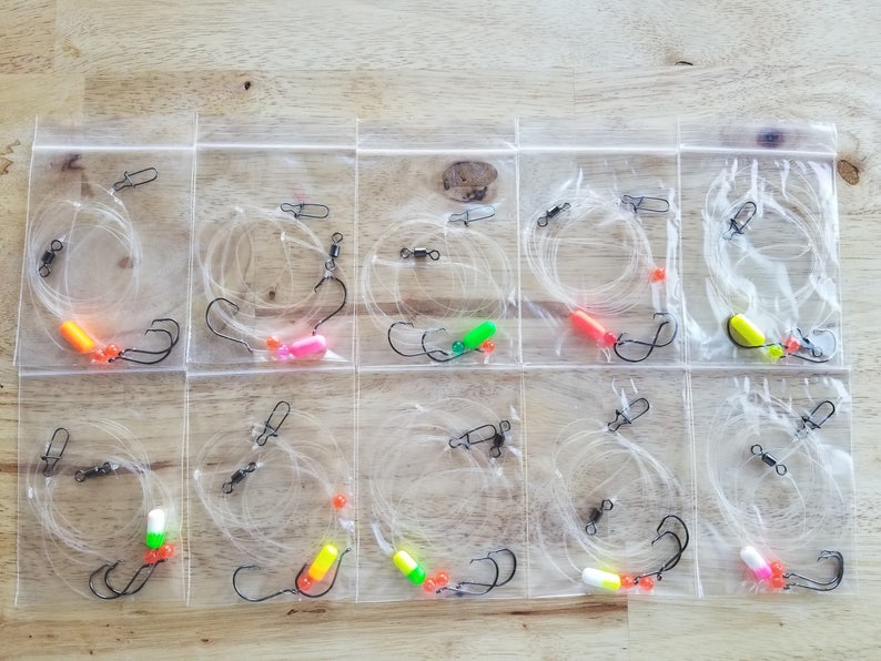 10 Surf Fishing Rigs for Pompano Whitings Croakers Etsy