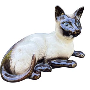 Beswick England Siamese Cat Figurine Vintage