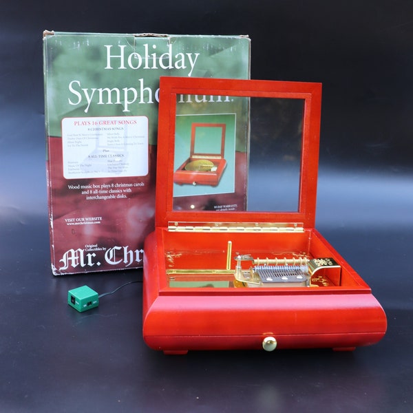 Mr Christmas Music Box Etsy