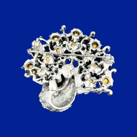 Weiss Peacock Brooch Iridescent Green Vintage - Etsy 日本