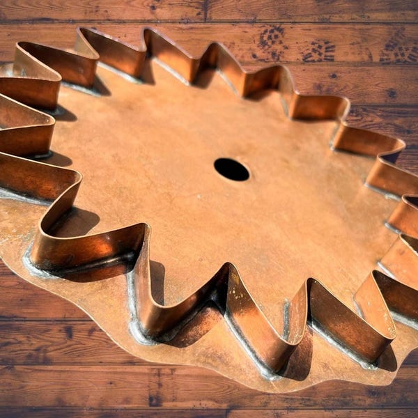 Martha Stewart Sunflower Copper Cookie Cutter Vintage Large