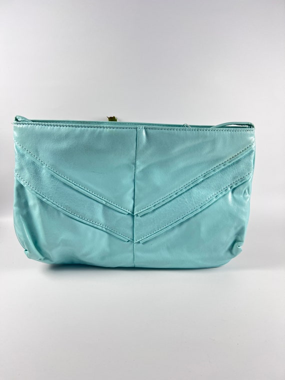 Mint Green 1980s Shoulder Bag