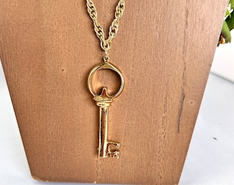 Heart Key Pendant Necklace