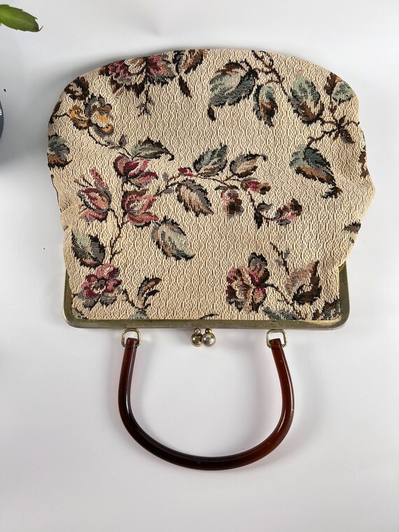 Top Handle Tapestry Bag - image 6