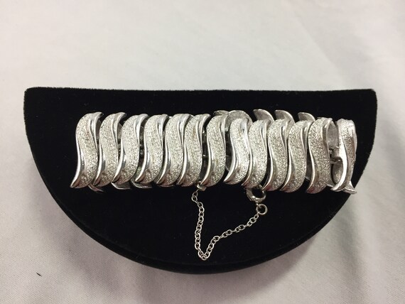 Vintage Pegasus Coro Silver Link Bracelet - image 6