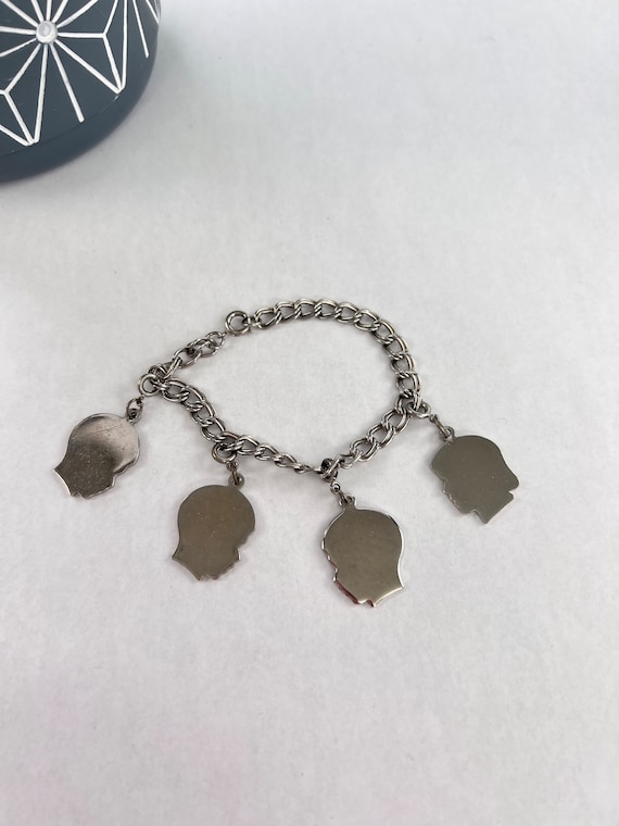 Silver Child Silhouette Charm Bracelet