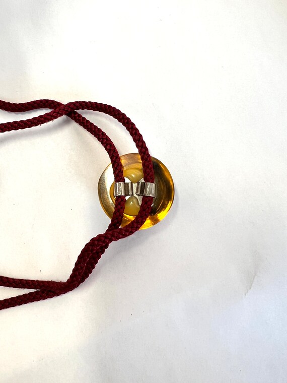 Domed, Resin with Butterly Bolo tie. Funky and Fun - image 7