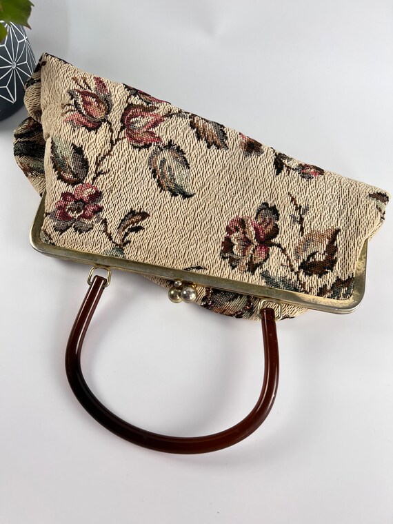 Top Handle Tapestry Bag - image 2