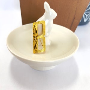 Mamselle &quot;B&quot; initial Brooch