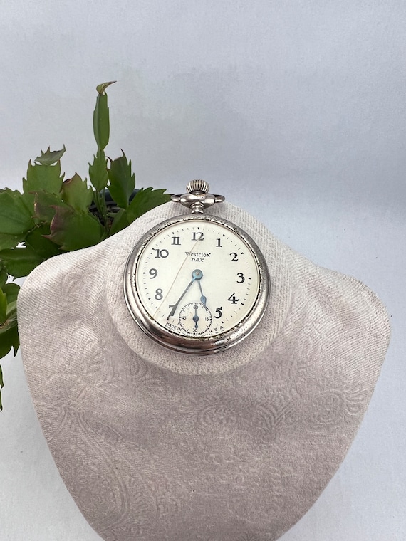 Westclox Dax Working Pocket Watch 1930s