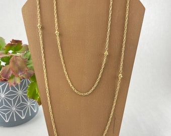 Monet Gold Link Chain Necklace