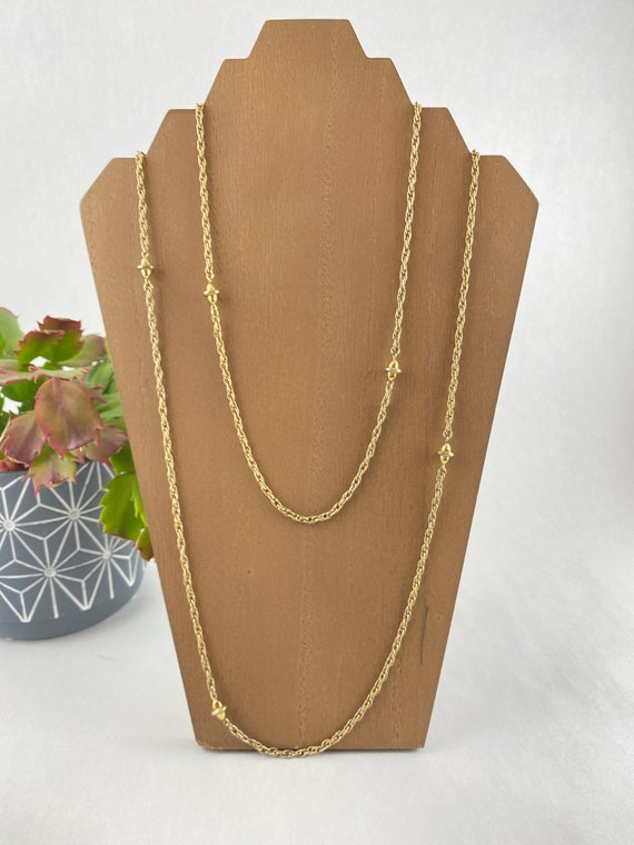 Monet Gold Link Chain Necklace